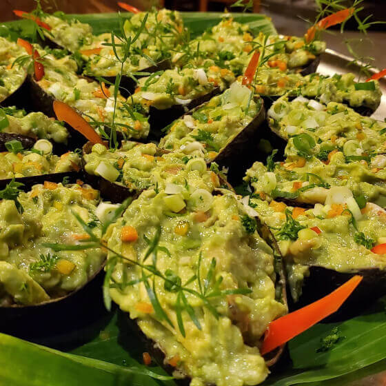 Delicious food prepared by a private chef in Costa Rica